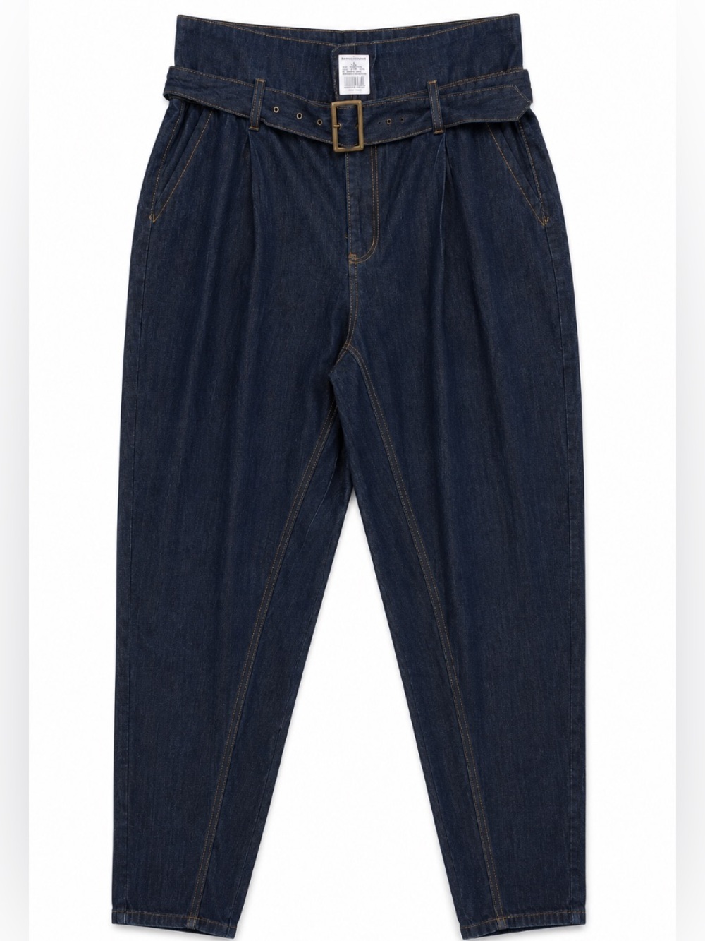 🆕 Ashley Stewart • Dark Blue • Relaxed Fit Jeans • Waist Belt • Size 18